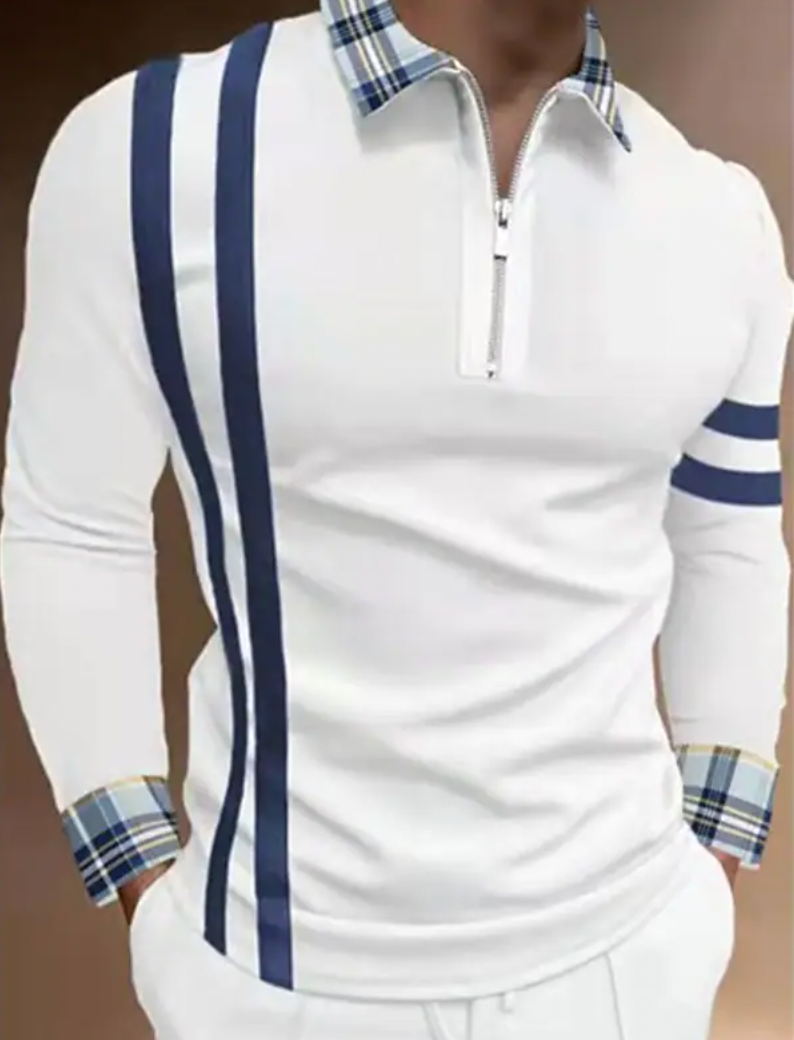 Leeno - The elegant and unique long sleeve polo shirt