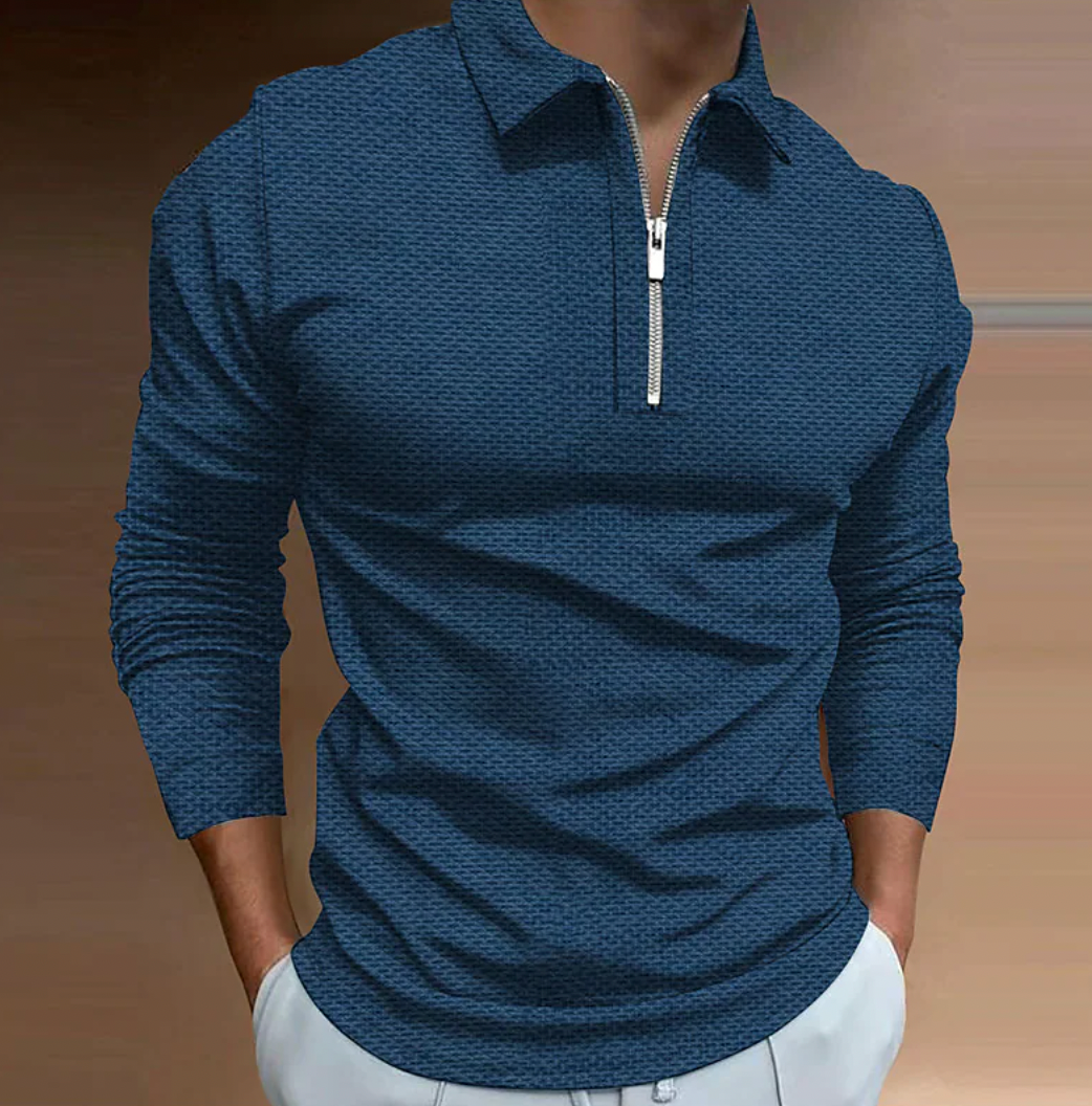 Leeno - The elegant and unique long sleeve polo shirt