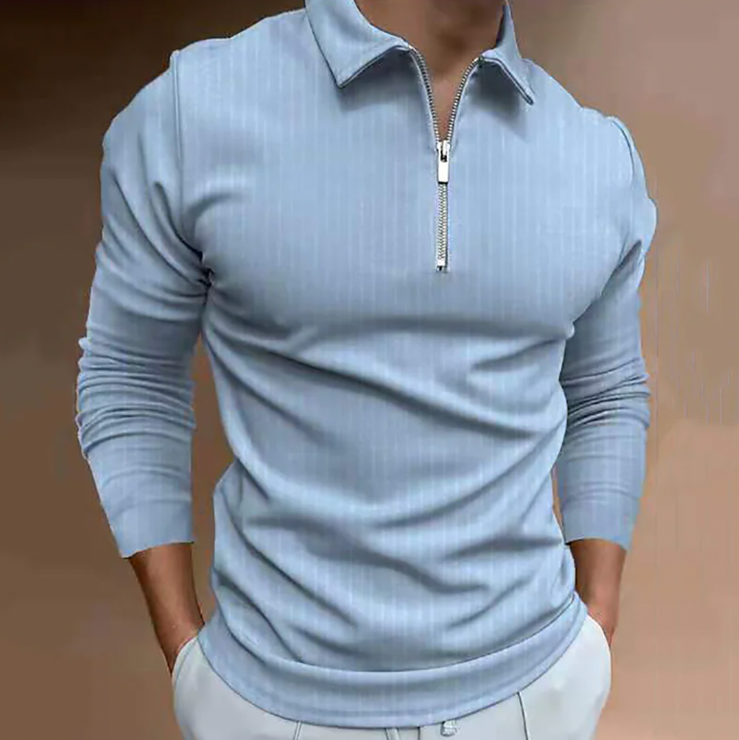 Leeno - The elegant and unique long sleeve polo shirt